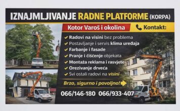 IZNAJMLJIVANJE RADNE PLATFORME I SKELA – BRZO, SIGURNO I POVOLJNO