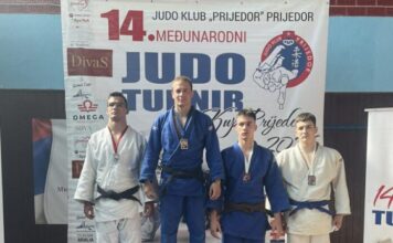 Dominacija džudista iz Kotor Varoša: ”Žetva” medalja na međunarodnom turniru u Prijedoru